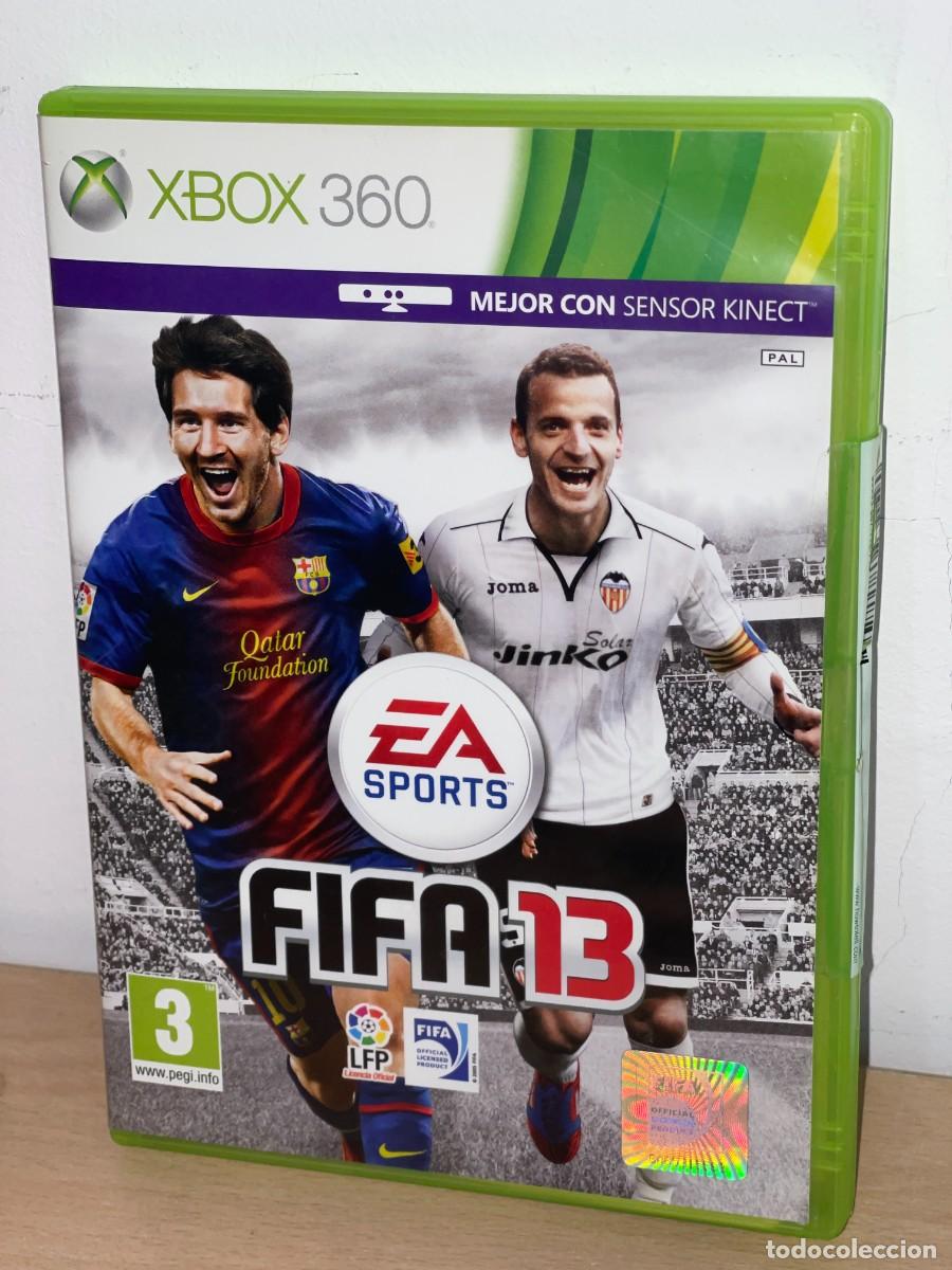 Videojuegos y Consolas: Microsoft XBOX 360 juego FIFA 13 EA Sports PAL castellano esp messi