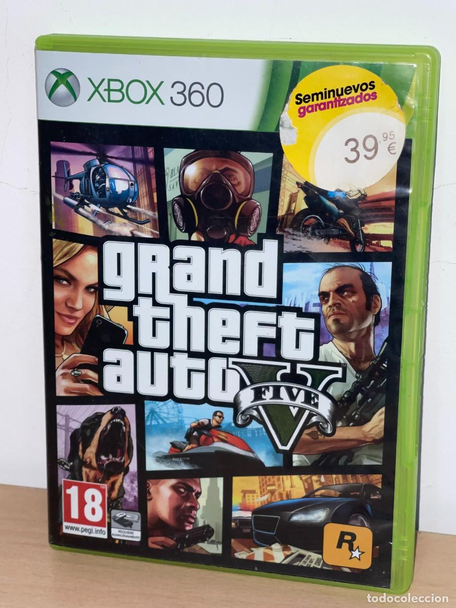 Videojuegos y Consolas: Microsoft XBOX 360 juego Grand Theft Auto V Five PAL 2013 castellano esp