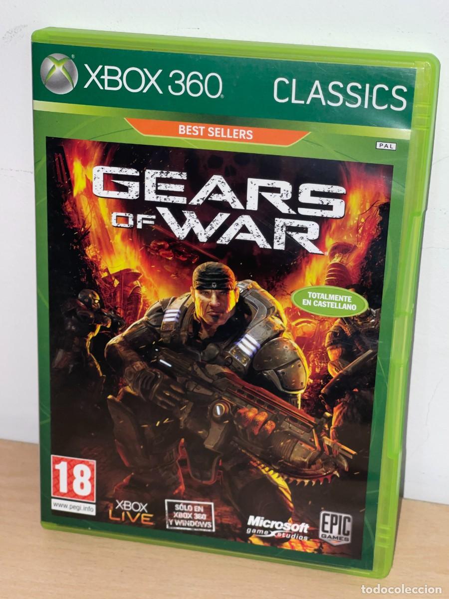 Videojuegos y Consolas: Microsoft XBOX 360 juego Gears of War PAL 2008 castellano esp classics