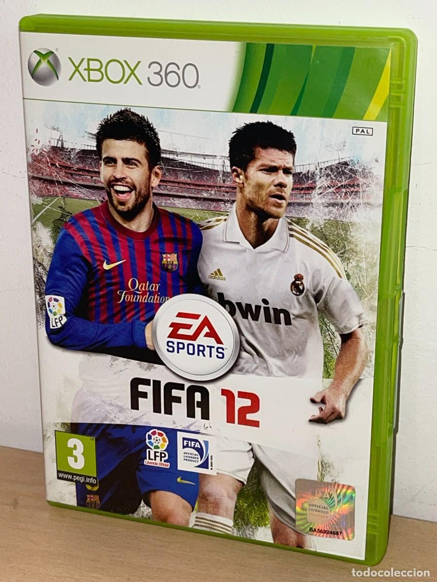 Videojuegos y Consolas: Microsoft XBOX 360 juego FIFA 12 EA Sports PAL castellano esp piqu&eacute; alonso messi