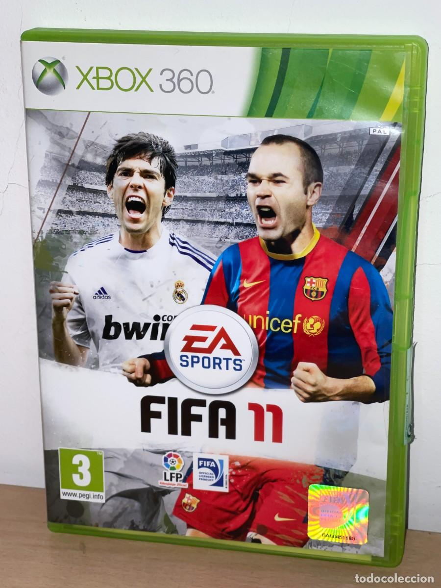 Videojuegos y Consolas: Microsoft XBOX 360 juego FIFA 11 EA Sports PAL castellano esp xavi iniesta messi