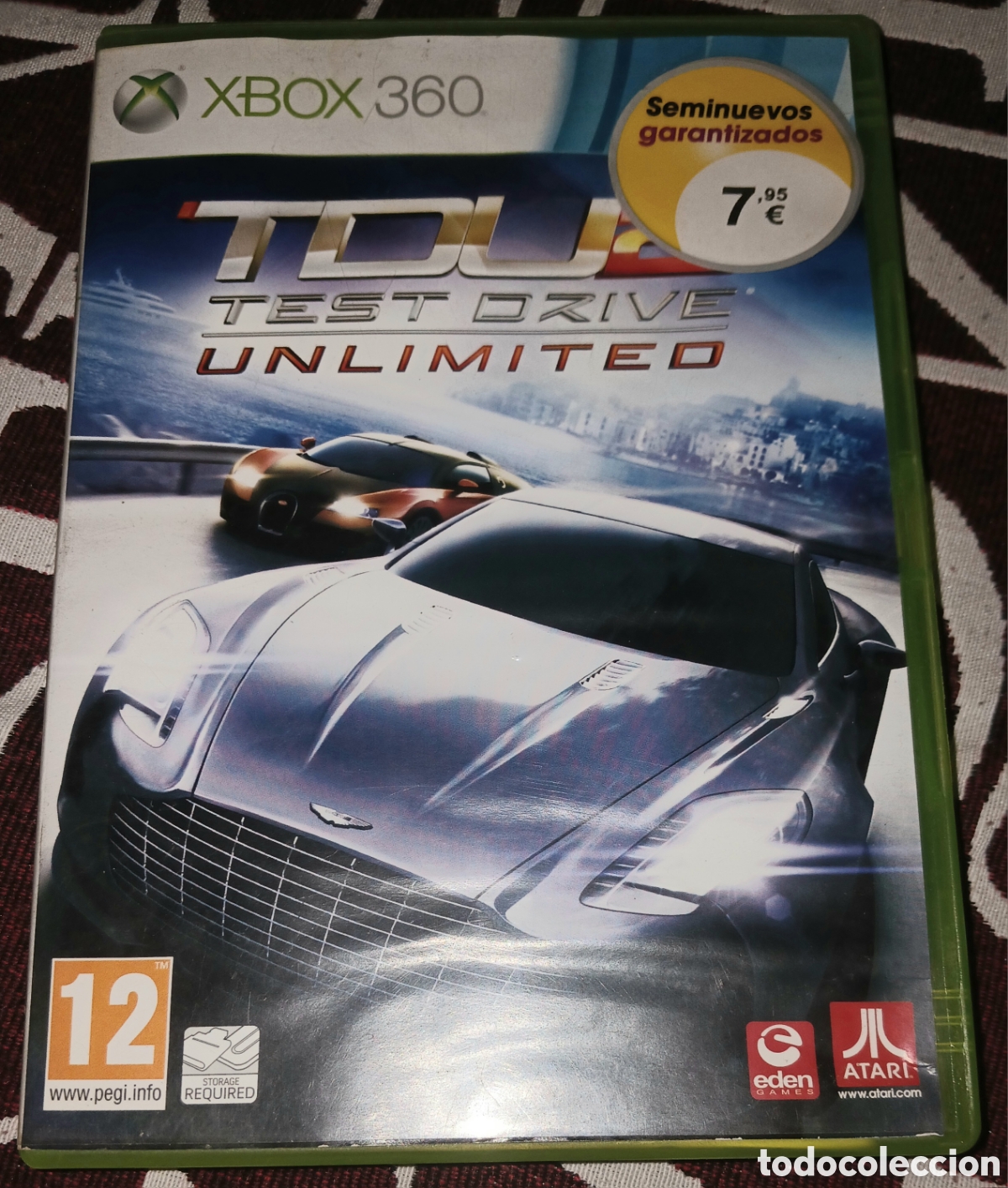 Videojuegos y Consolas: Caja, Car&aacute;tula Y Manual Test Drive Unlimited Xbox 360 (SIN JUEGO / DISCO)