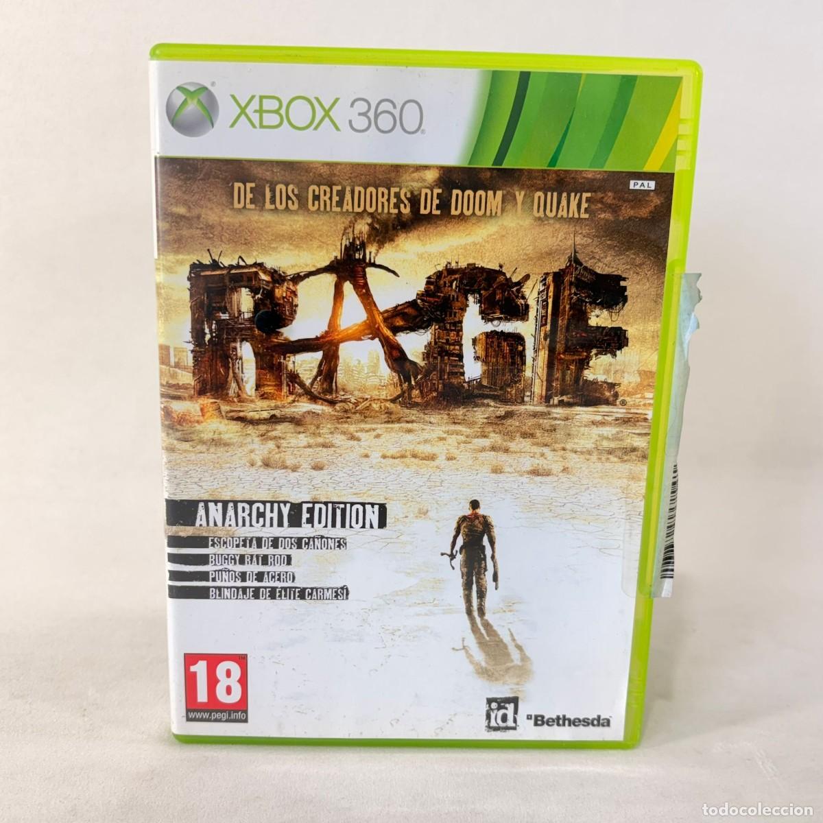 Videojogos e Consolas: VIDEOJUEGO XBOX 360 - RAGE + CAJA + INSTRUCCIONES - SOLO DOS DISCOS FALTA EL N&ordm; 3