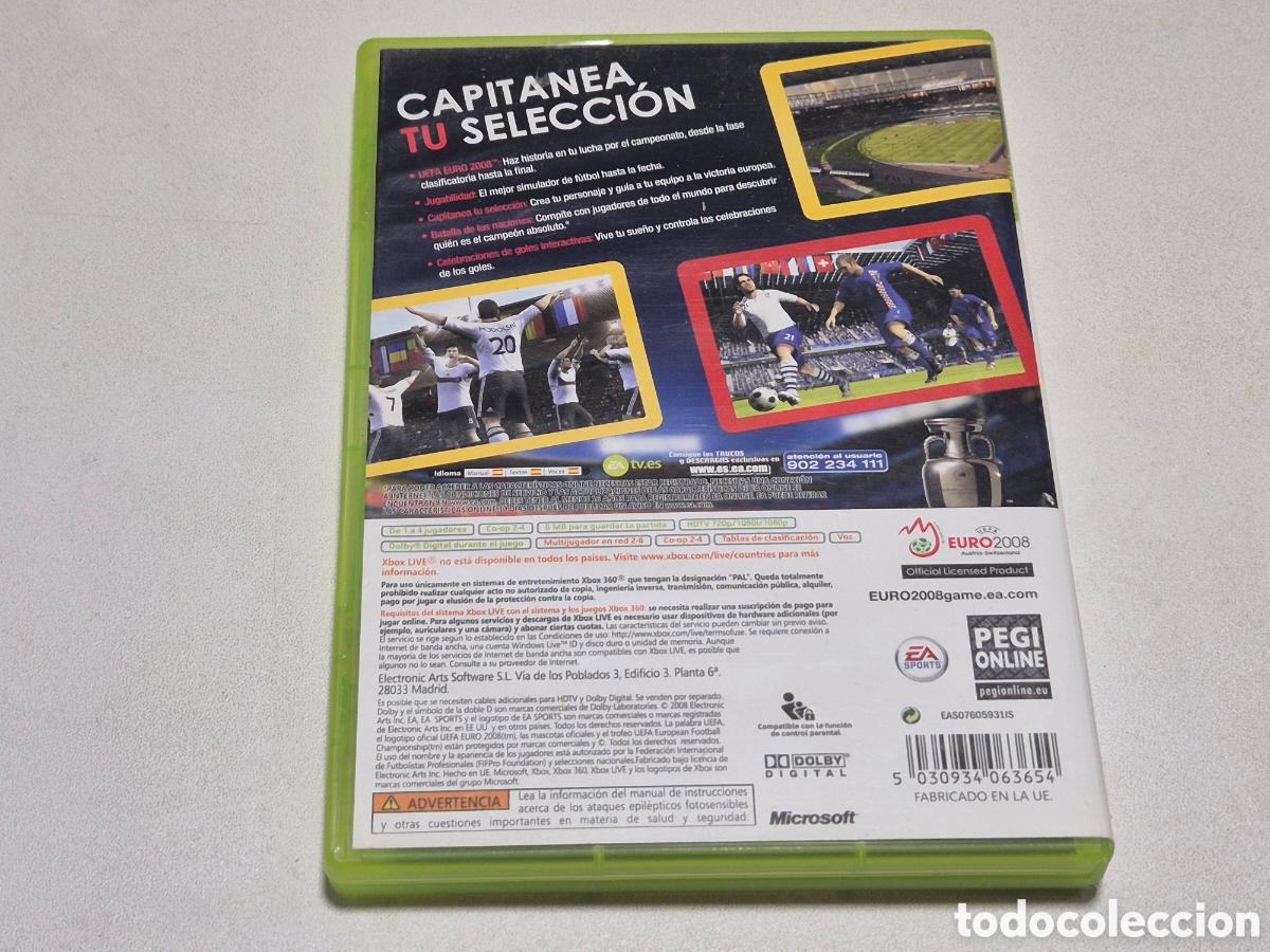 Videojuegos y consolas: Uefa Euro 2008 . Xbox 360 - Foto 2