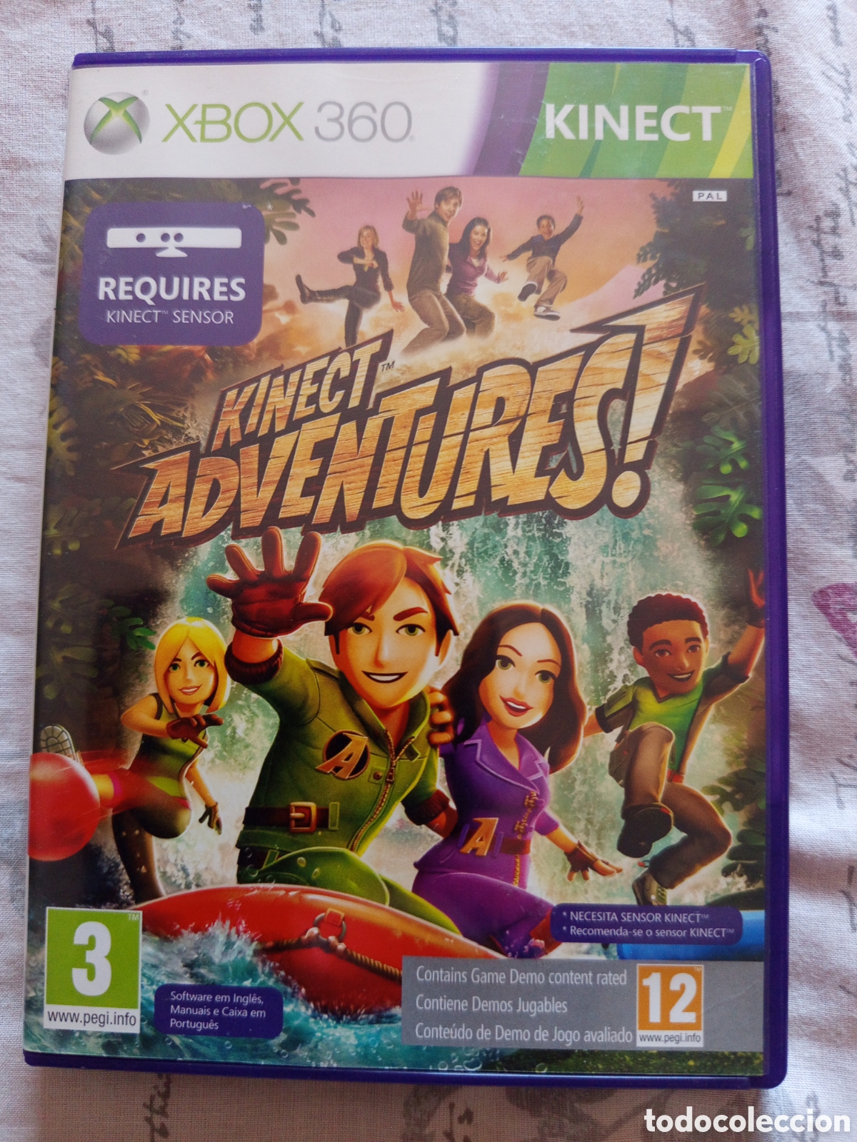 Videojuegos y Consolas: Video juego de Xbox 360 kinect adventures