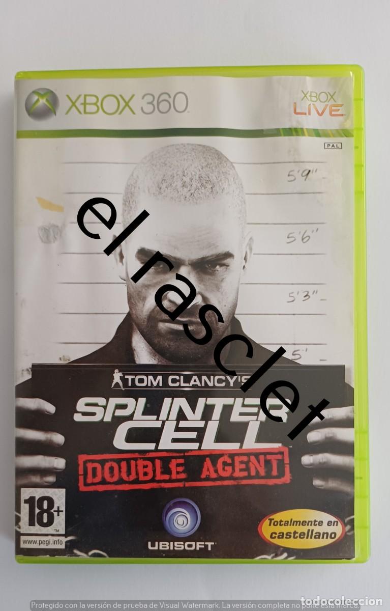 Videojuegos y Consolas: CAJA VACIA XBOX 360-TOM CLANCY&acute;SPLINTER CELL DOUBLE AGENT-CONTIENE MANUAL