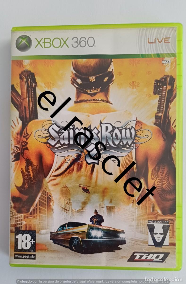 Videojuegos y Consolas: CAJA VACIA XBOX 360-SAINTS ROW 2 -CONTIENE MANUAL