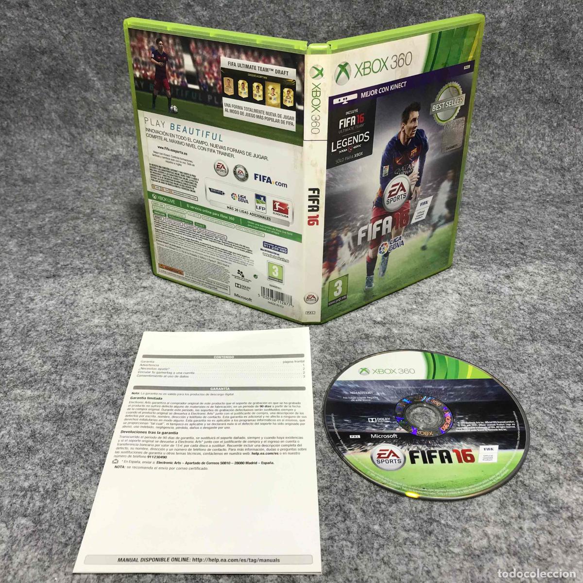 Videojuegos y consolas: FIFA 16 MICROSOFT XBOX 360