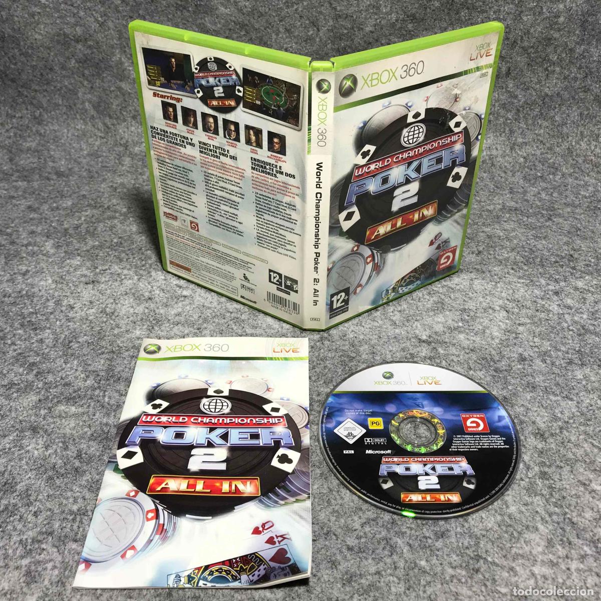 Videojuegos y consolas: WORLD CHAMPIONSHIP POKER 2 ALL IN MICROSOFT XBOX 360