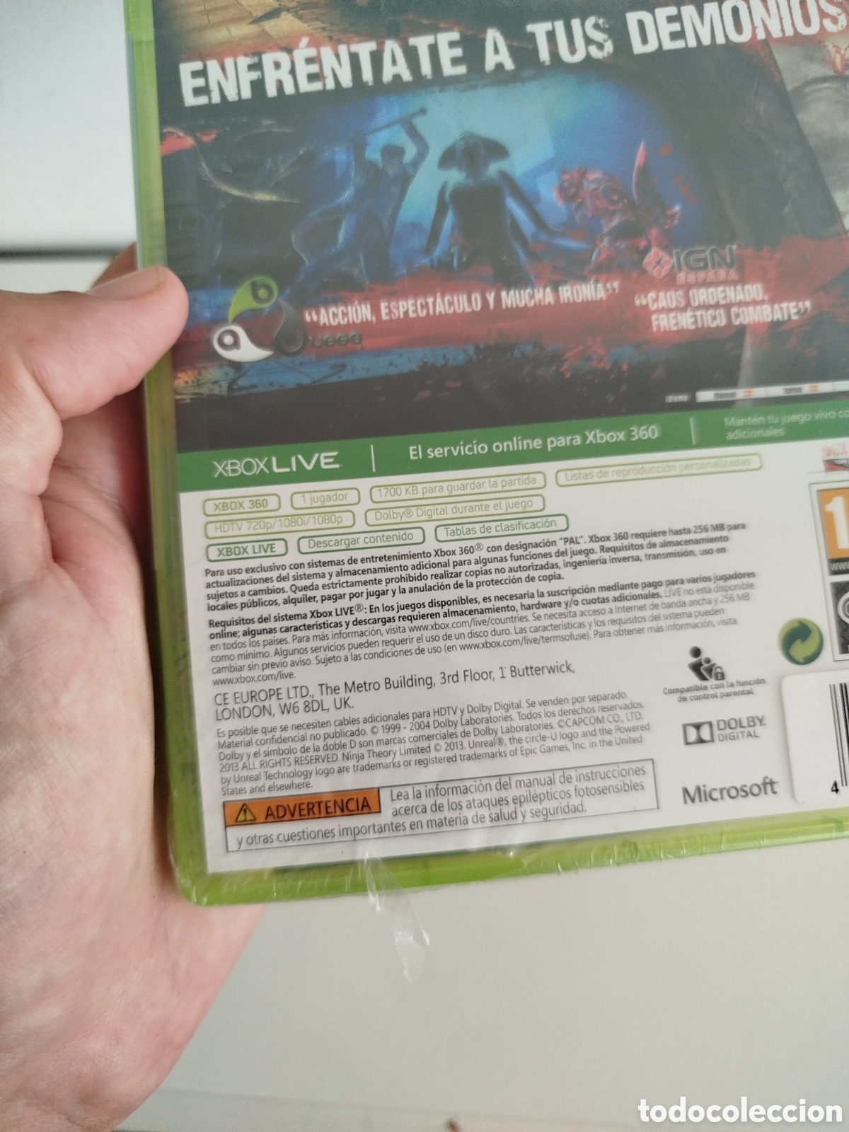 Videojuegos y consolas: Devil may cry Xbox 360 precintado - Foto 8