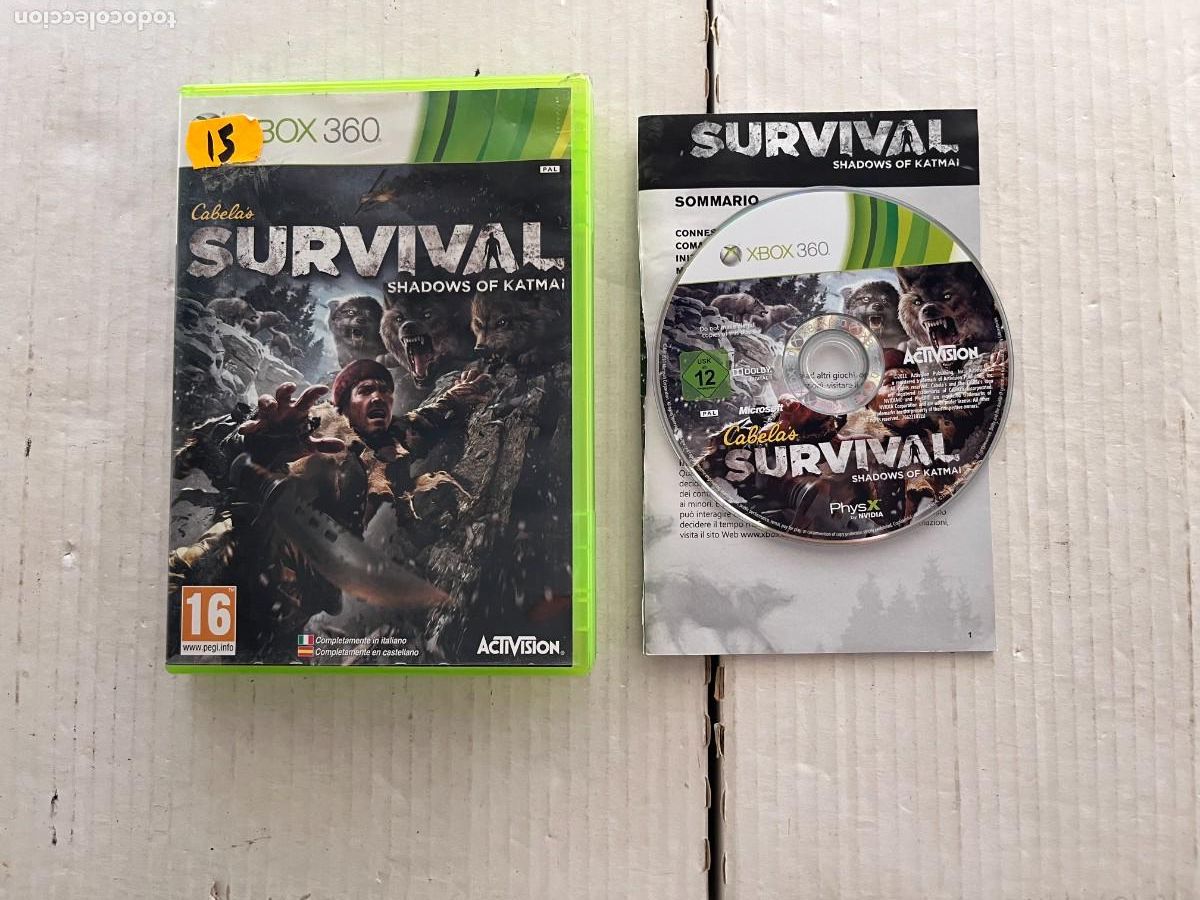 Videojuegos y consolas: CABELAS SURVIVAL SHADOWS OF KATMAI - XBOX 360 X360 KREATEN