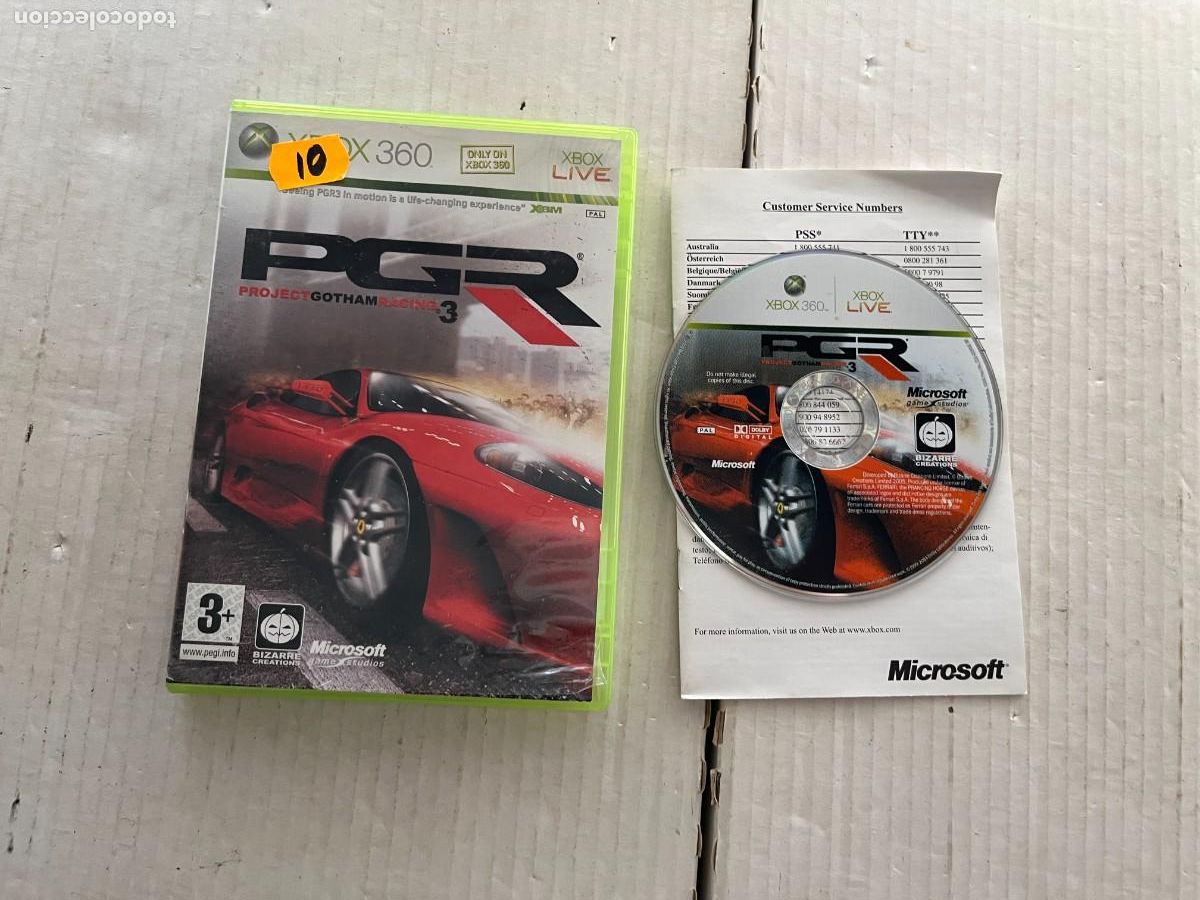 Videojuegos y consolas: PGR3 PROJECT GOTHAM RACING 3 XBOX 360 X360 KREATEN