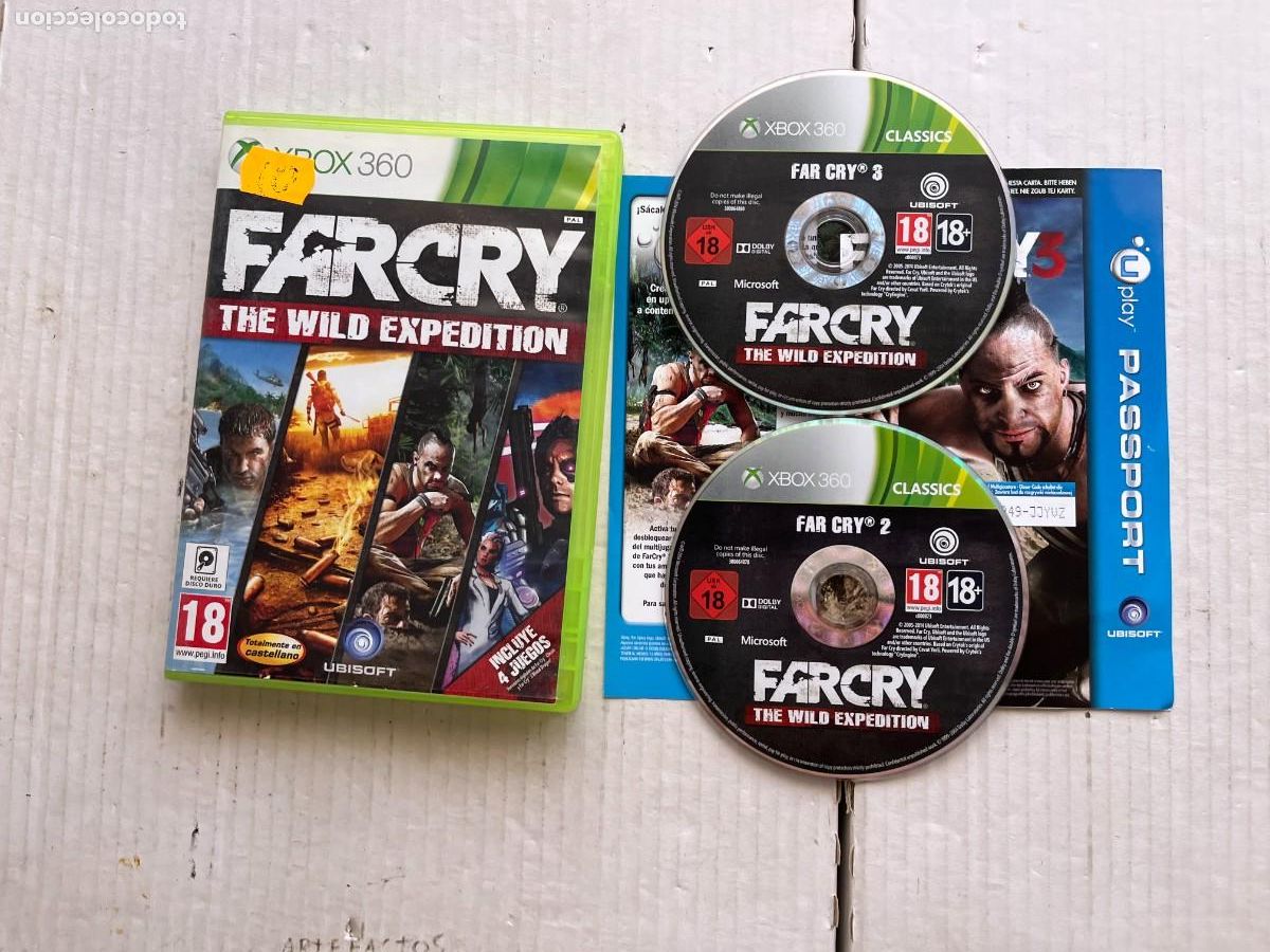 Videojuegos y consolas: FAR CRY THE WILD EXPEDITION FARCRY 2 FC 3 - XBOX 360 X360 KREATEN