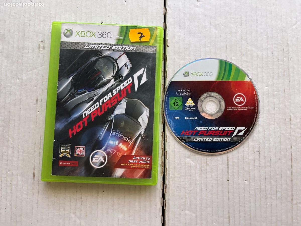 Videojuegos y consolas: NEED FOR SPEED HOT PURSUIT - XBOX 360 X360 KREATEN