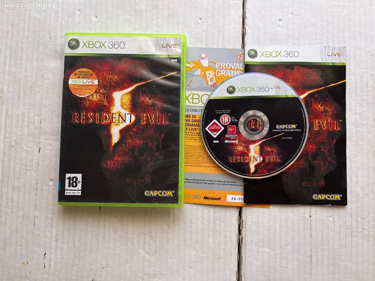 Videojuegos y consolas: RESIDENT EVIL 5 - XBOX 360 X360 KREATEN
