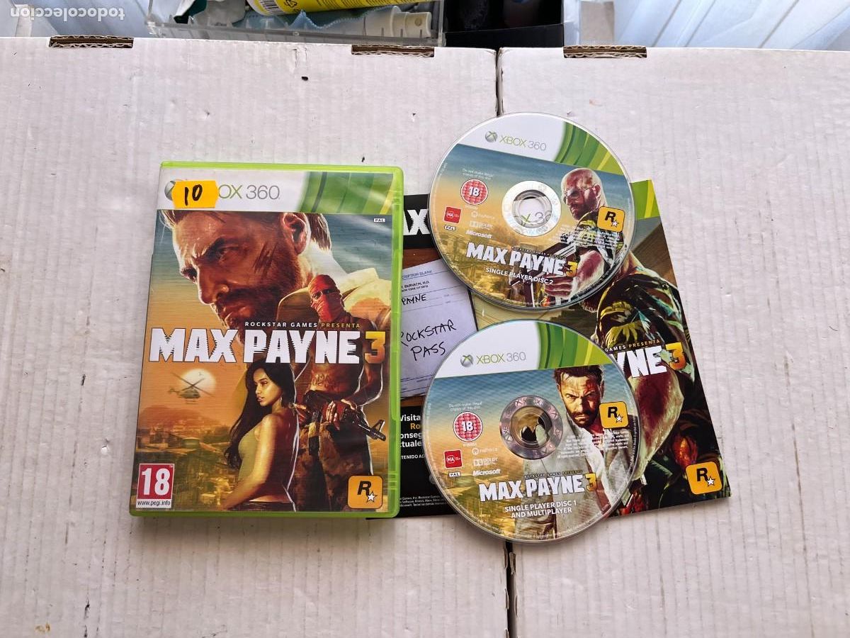 Videojuegos y consolas: MAX PAYNE 3- XBOX 360 X360 KREATEN