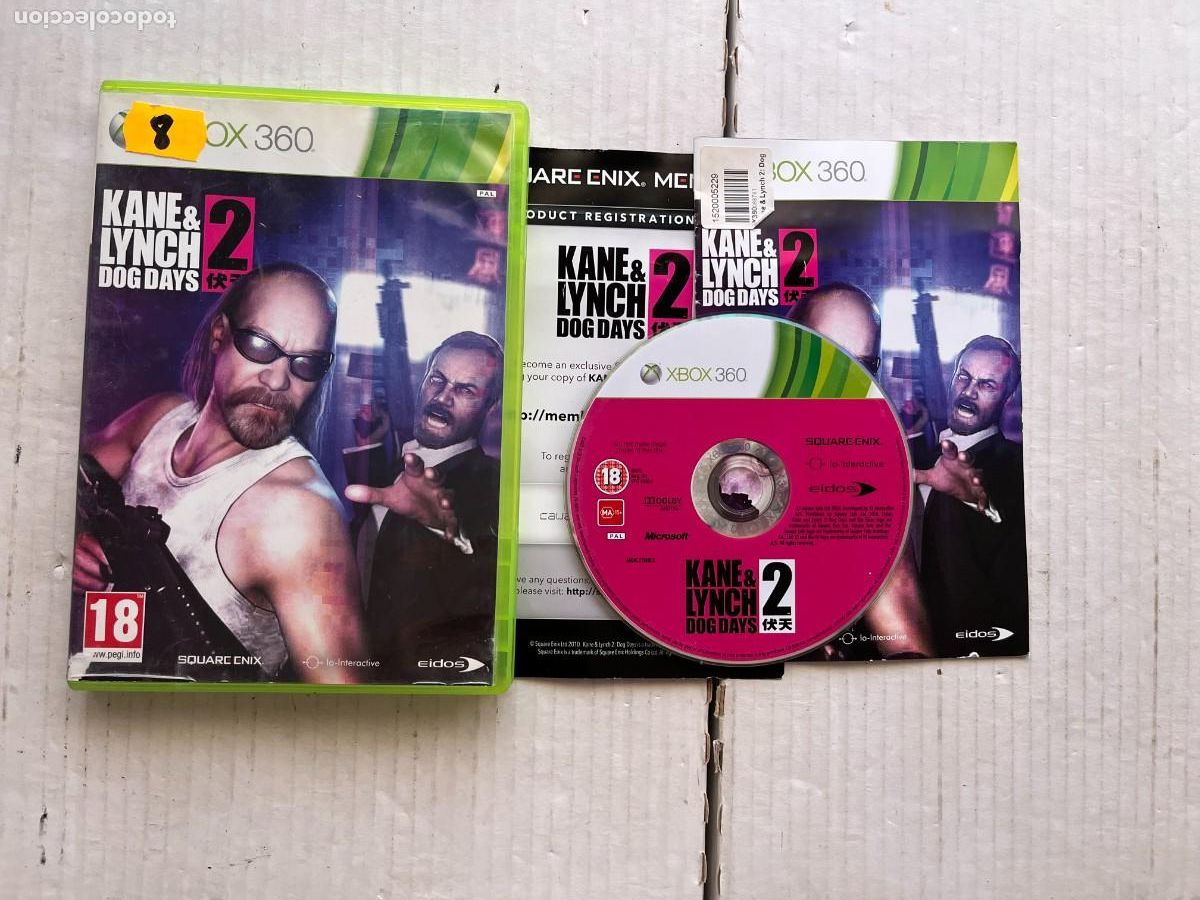 Videojuegos y consolas: KANE LIYNCH 2 DOG DAYS XBOX 360 X360 KREATEN