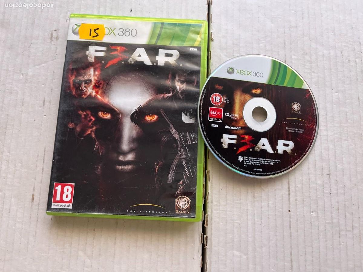 Videojuegos y consolas: FEAR 3 F3AR . XBOX 360 X360 KREATEN
