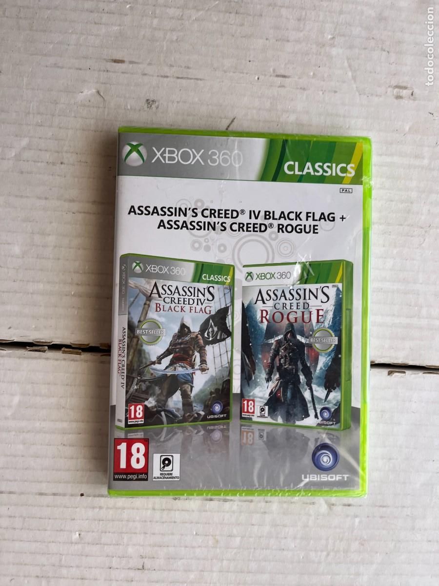 Videojuegos y consolas: ASSASSIN CREED IV BLACK FLAG ROGUE - NUEVO - XBOX 360 X360 KREATEN
