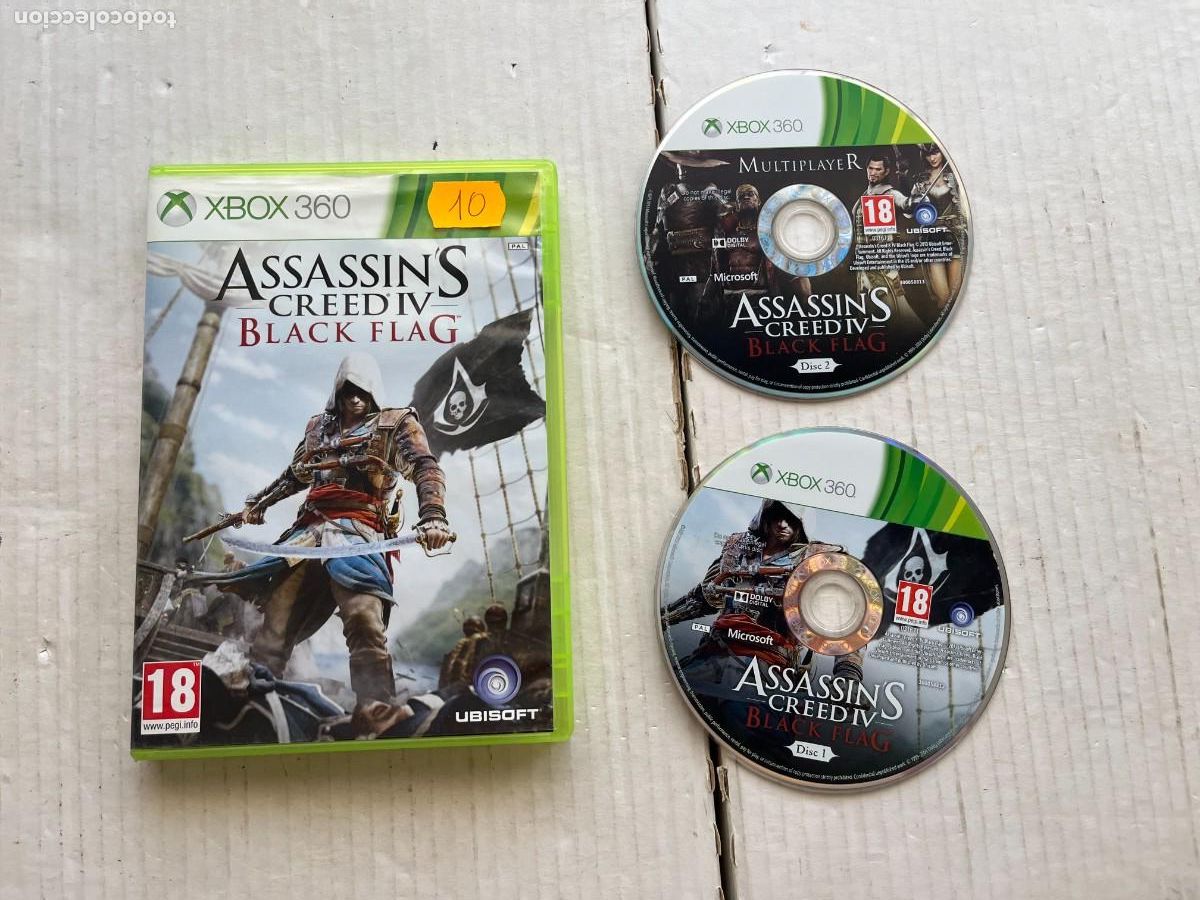 Videojuegos y consolas: ASSASSINS CREED IV BLACK FLAG 4- XBOX 360 X360 KREATEN