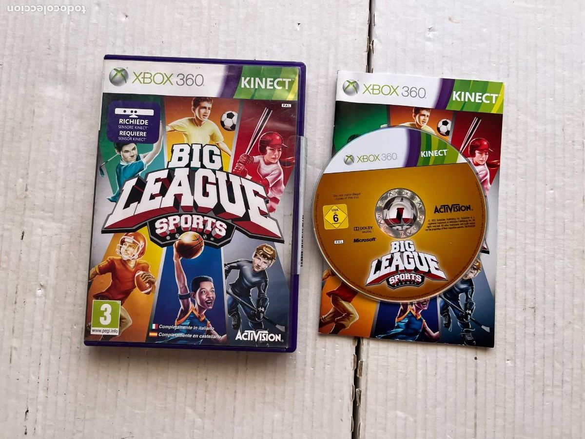 Videojuegos y consolas: BIG LEAGUE SPORTS KINECT - XBOX 360 X360 KREATEN