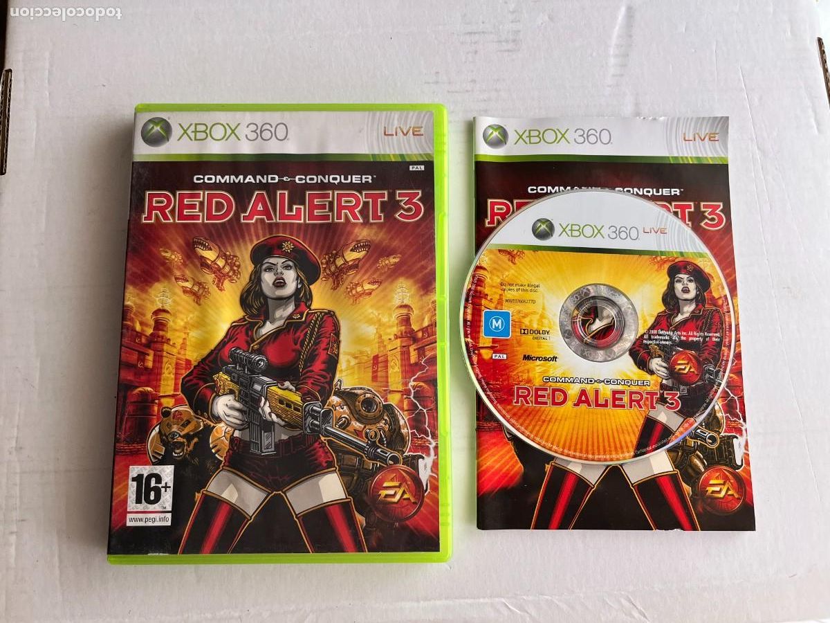 Videojuegos y consolas: RED ALERT 3 COMMAND AND CONQUER C&C - SNOBOARDING XBOX 360 X360 KREATEN