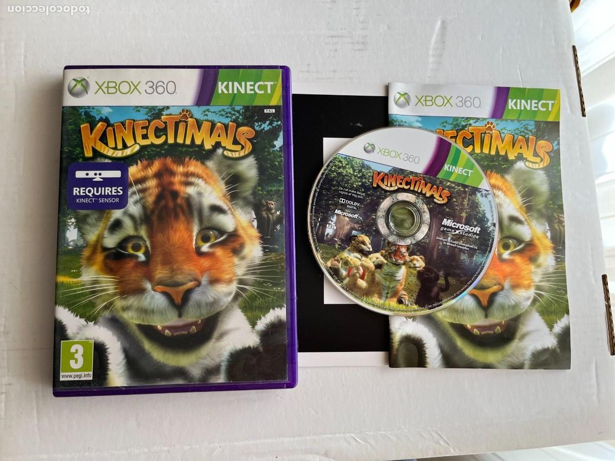 Videojuegos y consolas: KINECTIMALS KINECT ANIMALS ANIMALES - E XBOX 360 X360 KREATEN