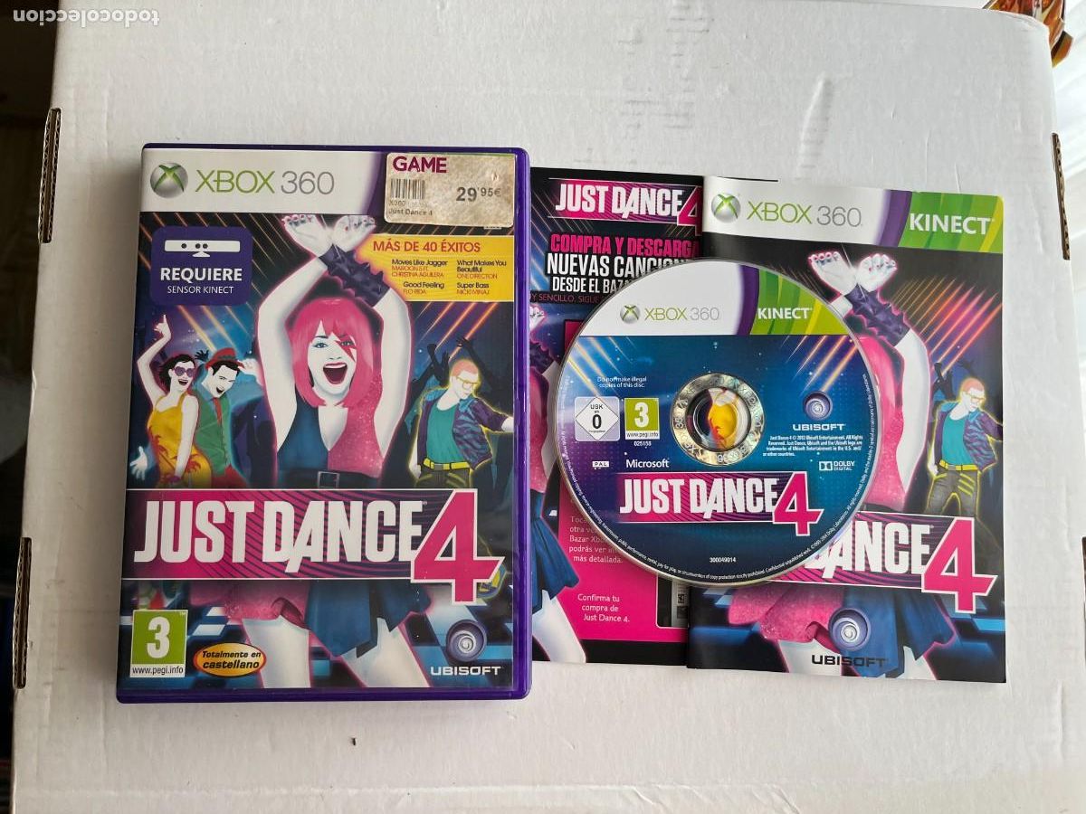 Videojuegos y consolas: JUST DANCE 4 KINECT - E XBOX 360 X360 KREATEN