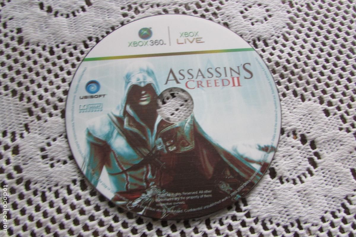 Videojuegos y consolas: VIDEOJUEGO ASSASSIN&acute;S CREED II XBOX360 SOLO EL DISCO
