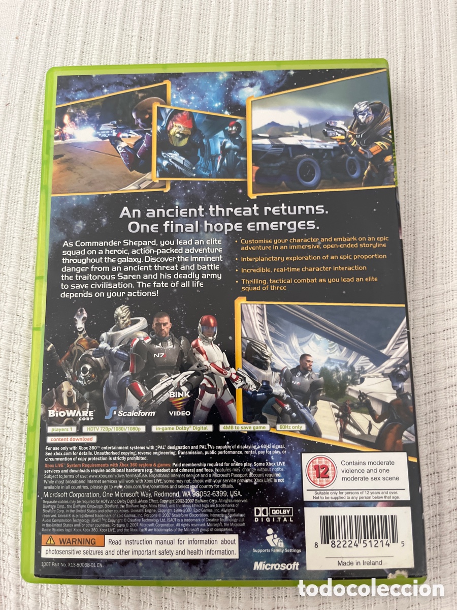 Videojuegos y consolas: Mass Effect. Xbox 360 - Foto 8