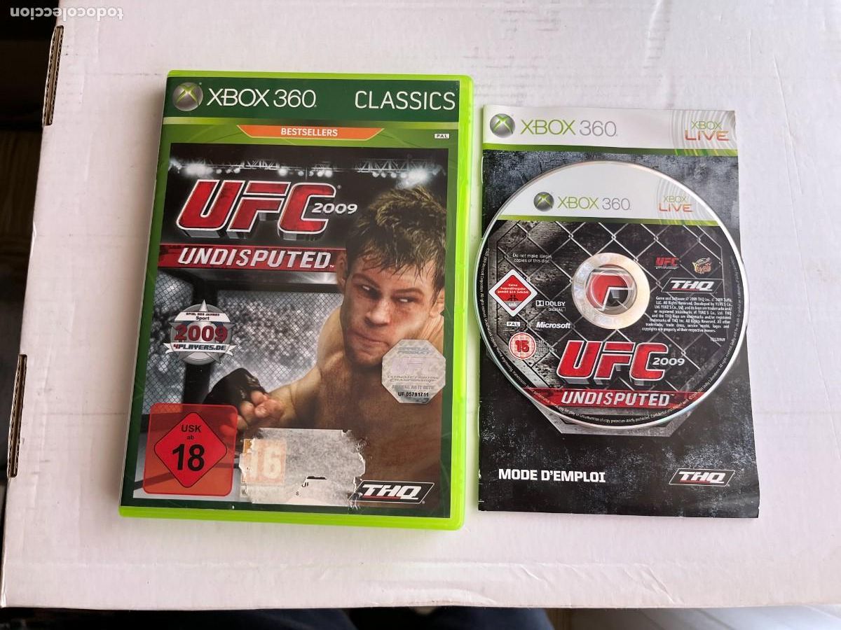 Videojuegos y consolas: UFC 2009 UNDISPUTED - XBOX 360 X360 KREATEN
