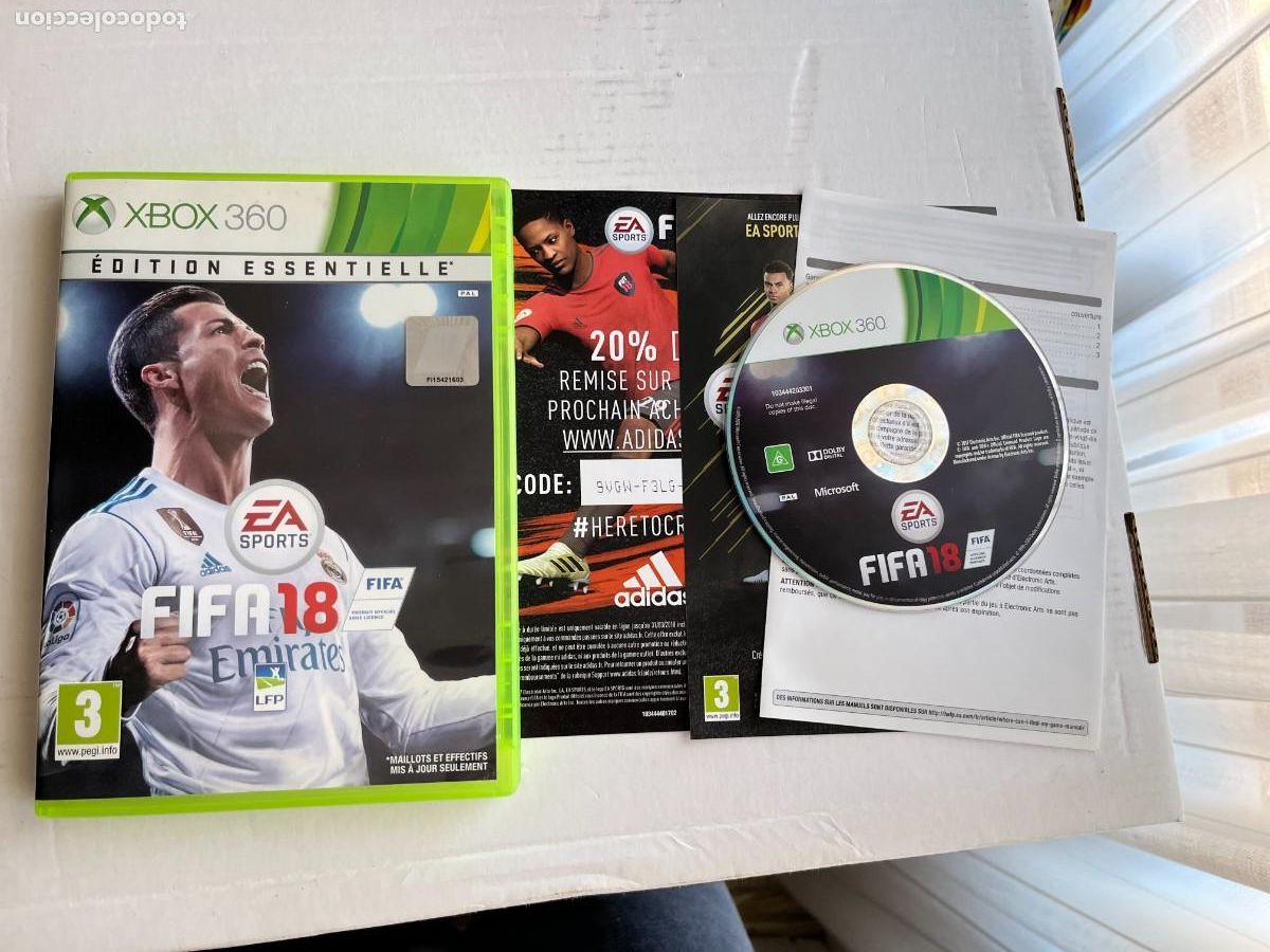 Videojuegos y consolas: FIFA 18 - XBOX 360 X360 KREATEN