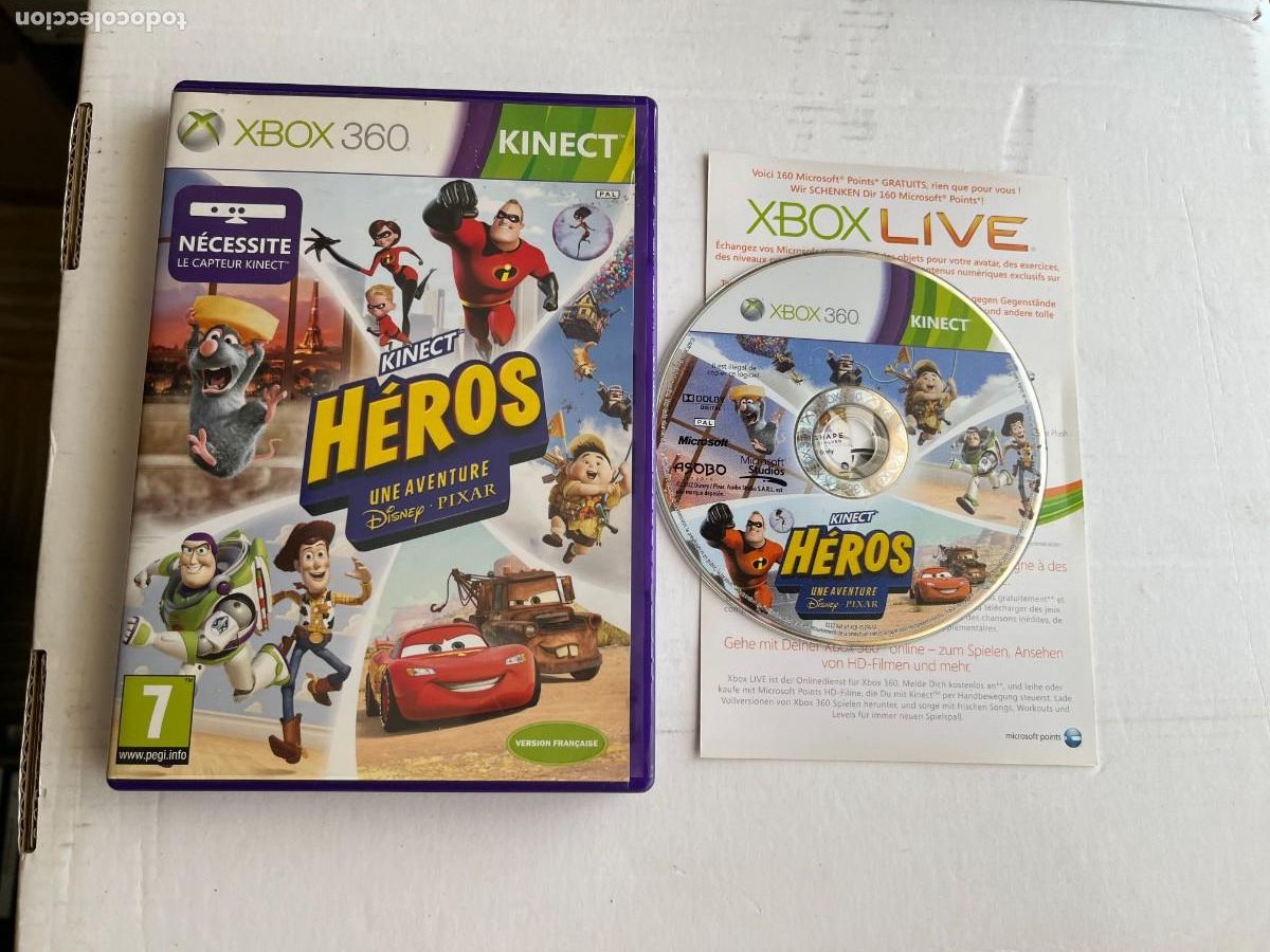 Videojuegos y consolas: KINECT HEROS UNA AVENTURE DISNEY PIXAR XBOX 360 X360 KREATEN