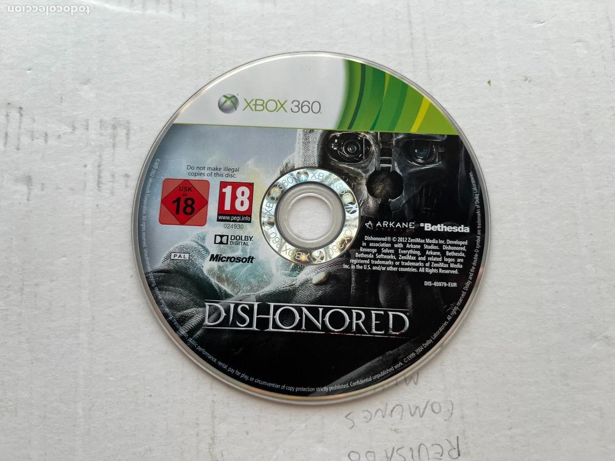 Videojuegos y consolas: DISHONORED - XBOX 360 X360 KREATEN