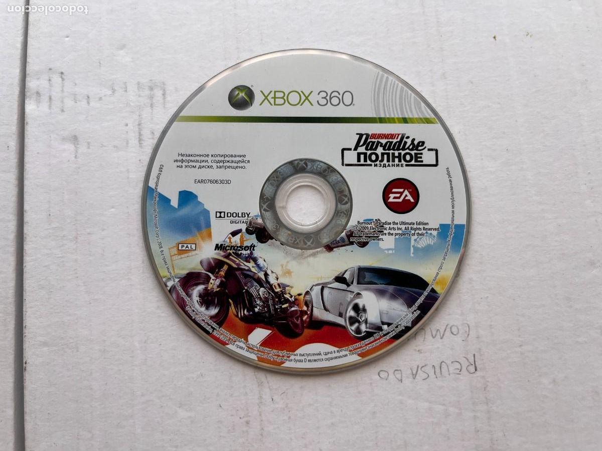 Videojuegos y consolas: BURNOUT PARADISE - XBOX 360 X360 KREATEN
