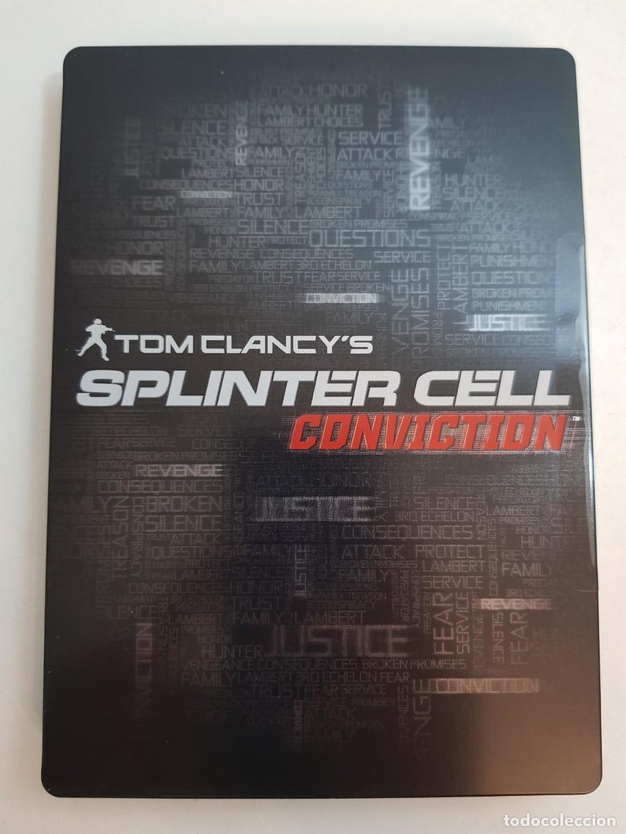 Videojuegos y consolas: Tom Clancys Splinter Cell Conviction SteelBook Xbox 360 PAL Espa&ntilde;a Precintado