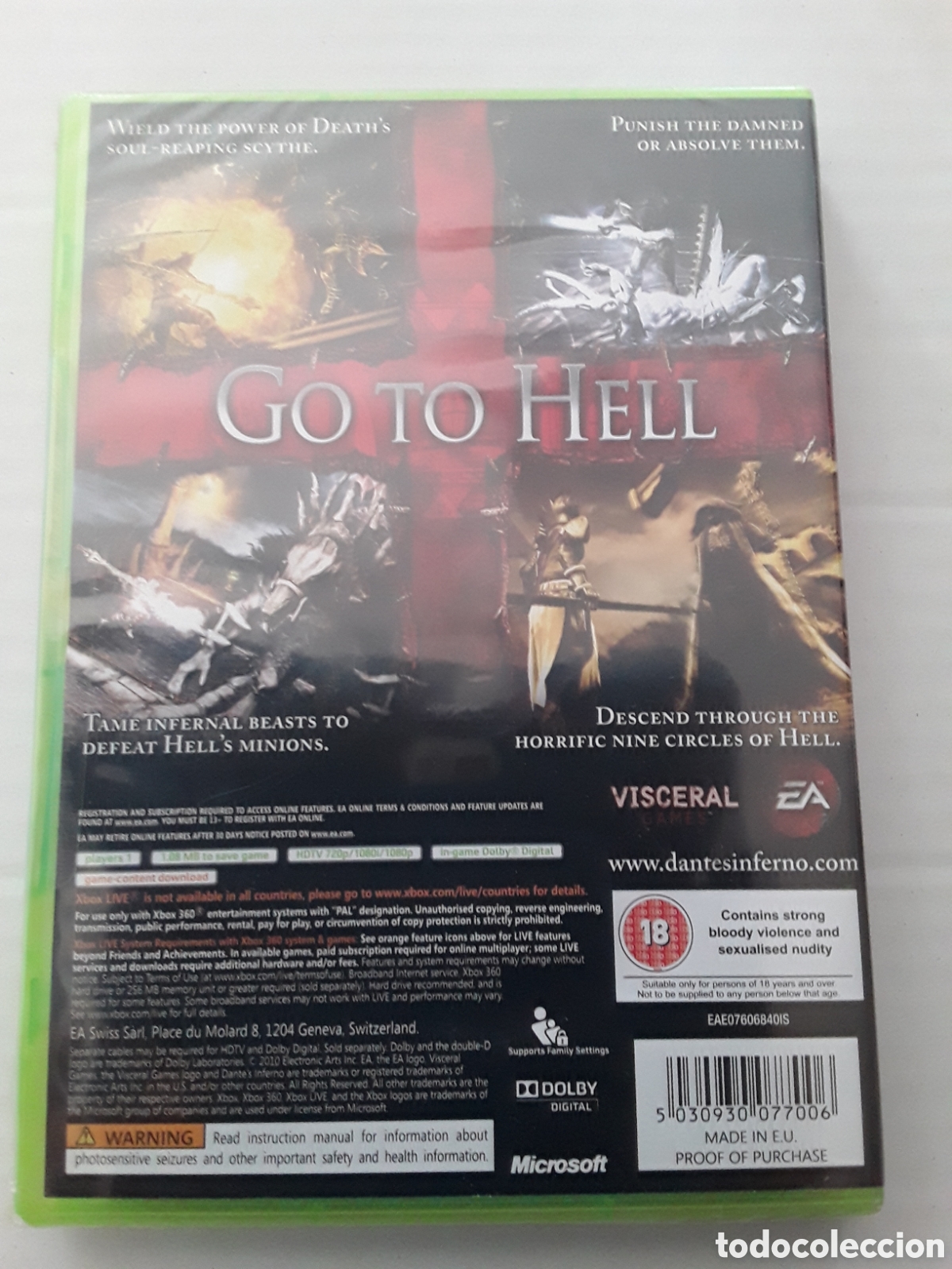 Videojuegos y consolas: Dantes inferno xbox 360 - Foto 2