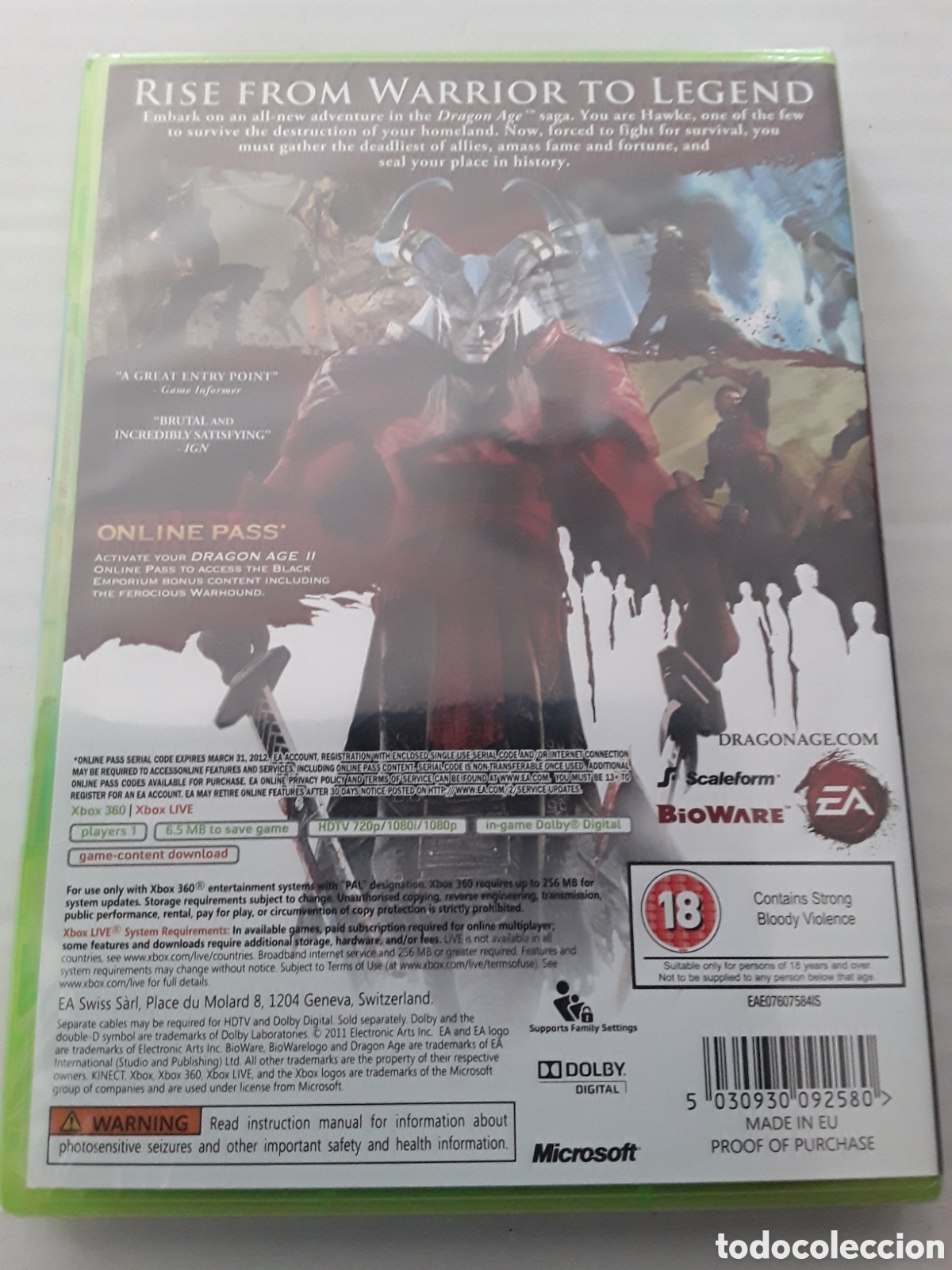 Videojuegos y consolas: Dragon age II(2) xbox edition - Foto 2