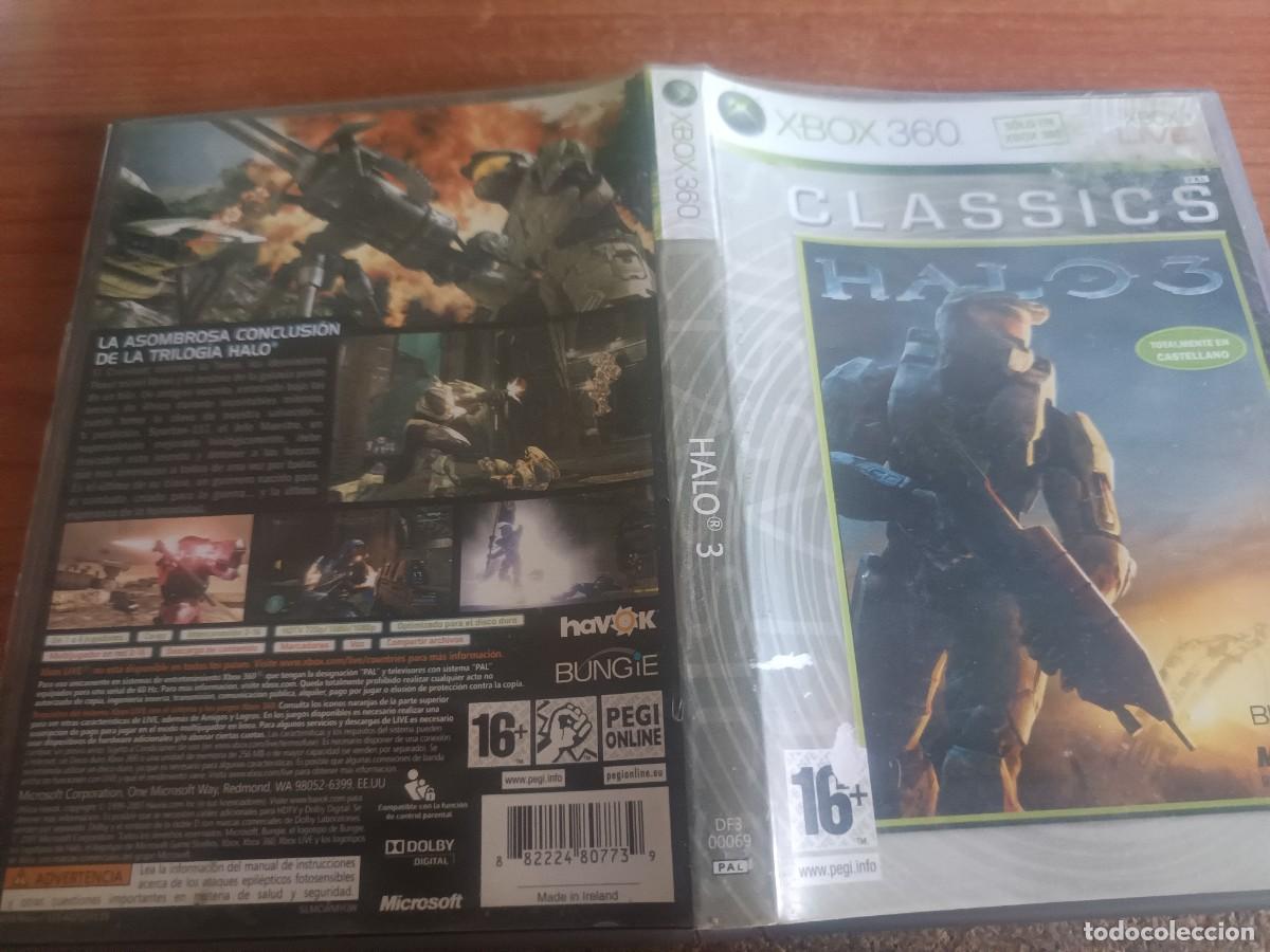 Videojuegos y consolas: Halo 3 Xbox 360 Classics Multilenguaje