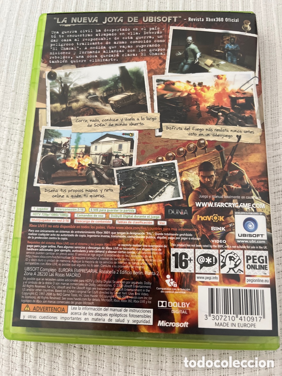 Videojuegos y consolas: Videojuego Far Cry 2. Xbox 360 - Foto 9