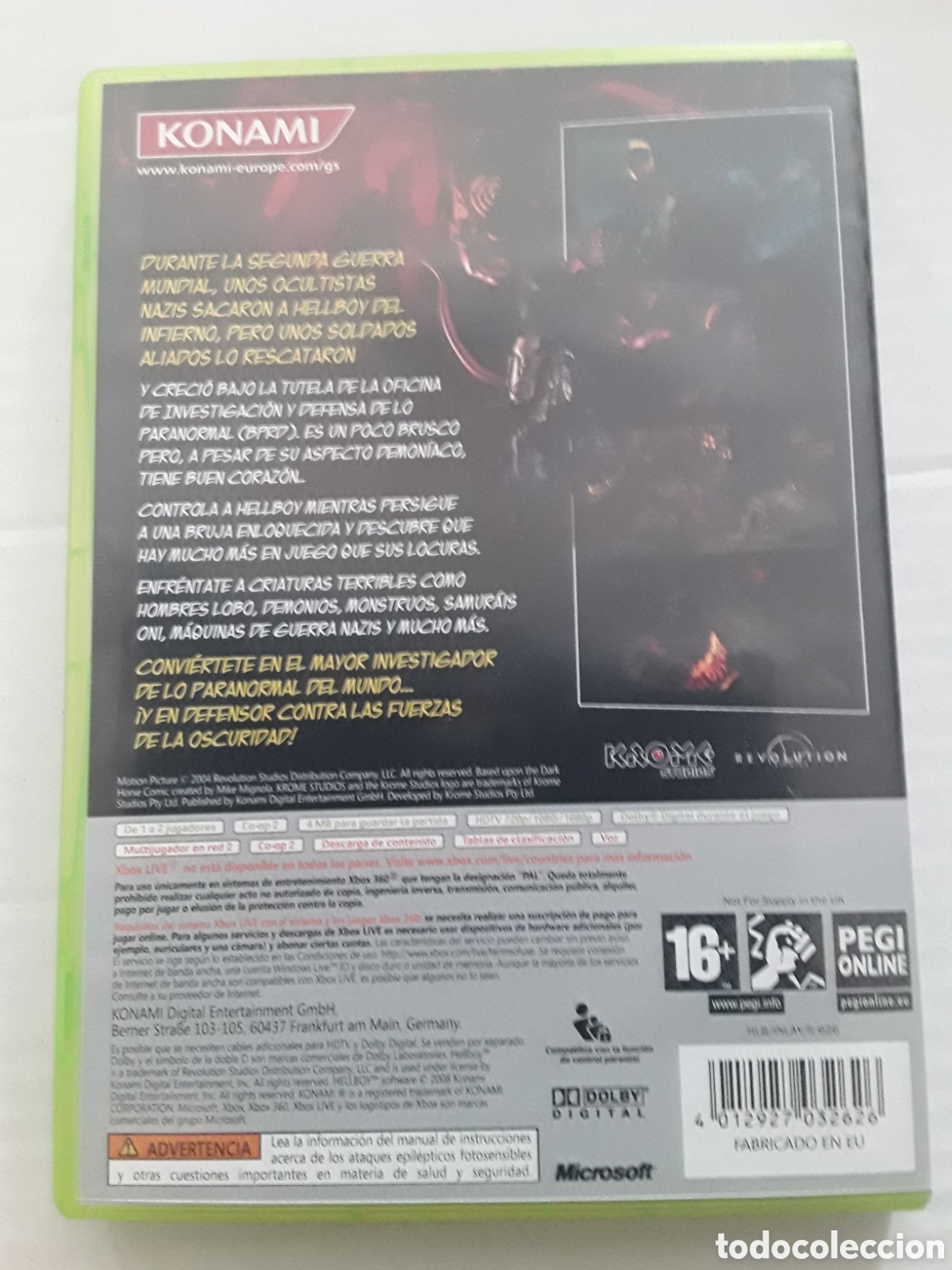 Videojuegos y consolas: Hellboy the science of evil - Foto 2