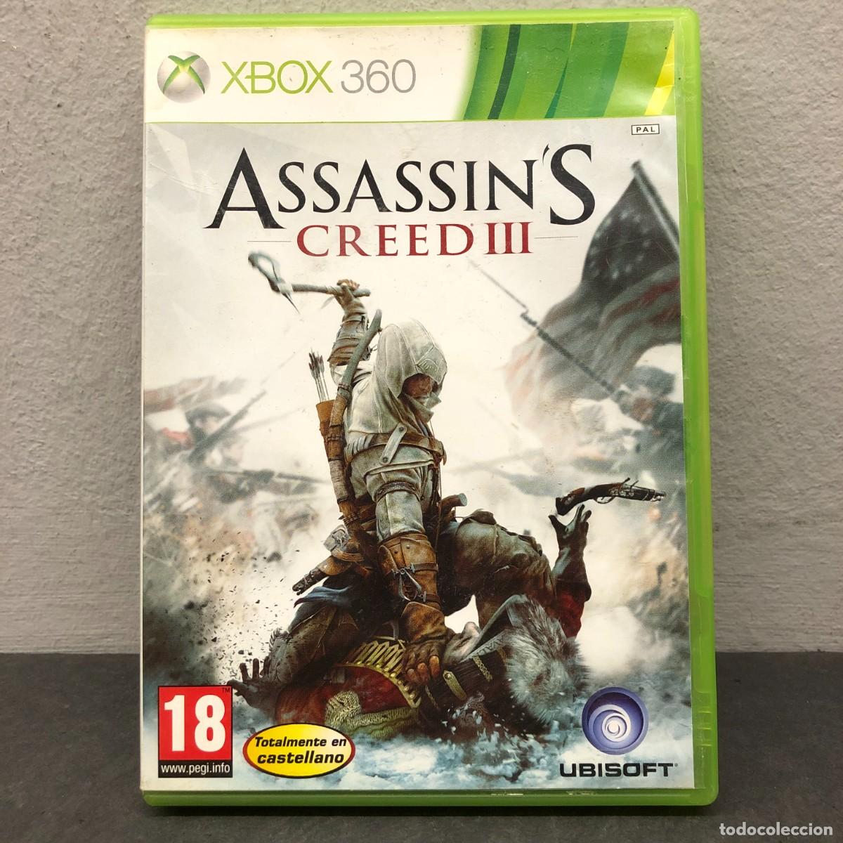 Videojuegos y consolas: ASSASSIN'S CREED III - 2 DISCOS - XBOX 360 - +18 - 30049049 - VIDEOJUEGO / 1110