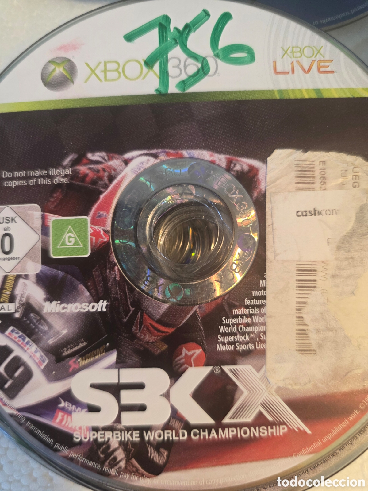 Videojuegos y consolas: SBK X...XBOX 360 LIVE..LEER