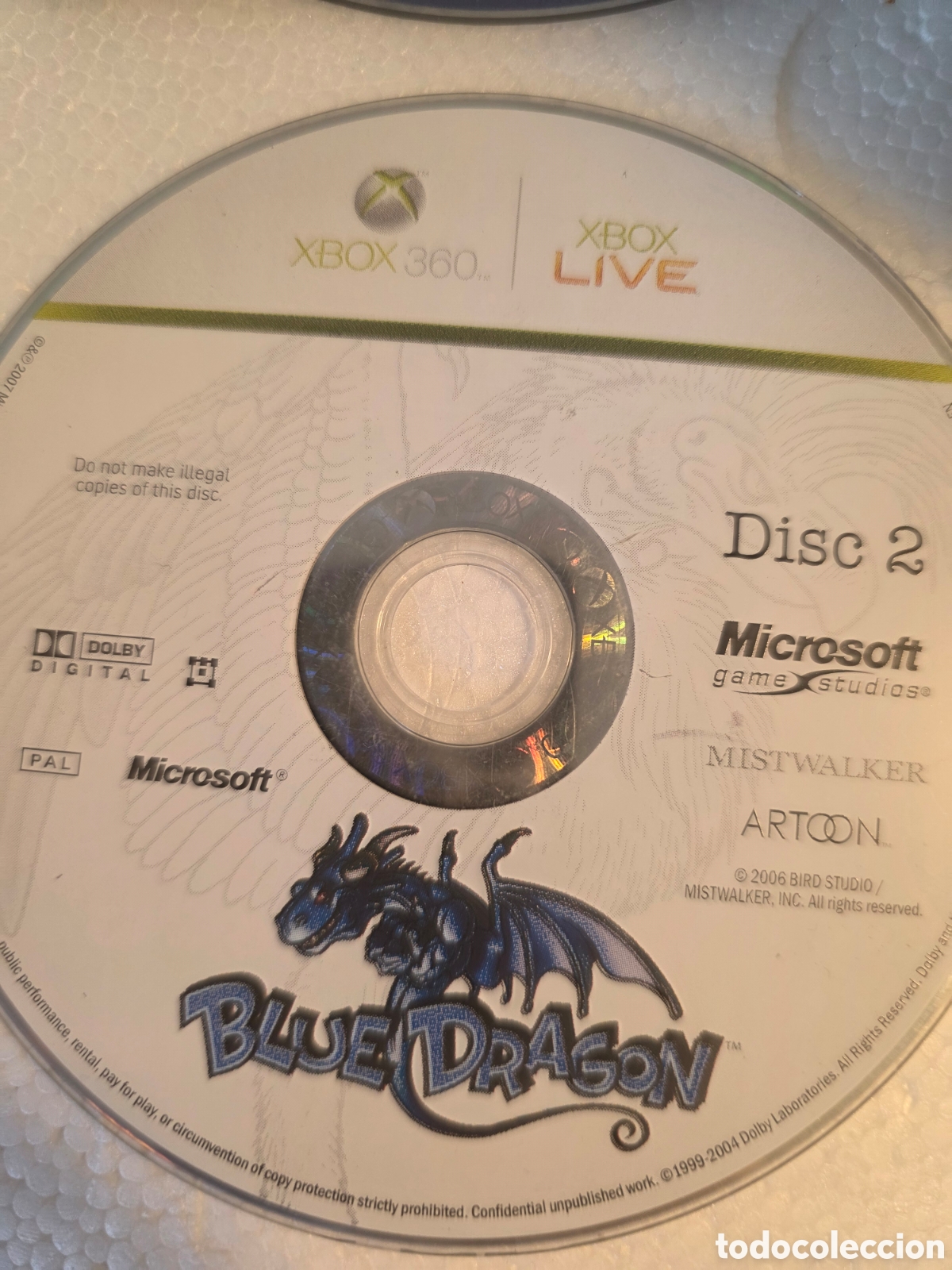 Videojuegos y consolas: BLUE DRAGON ..DISCO 2..XBOX 360 LIVE ..LEER