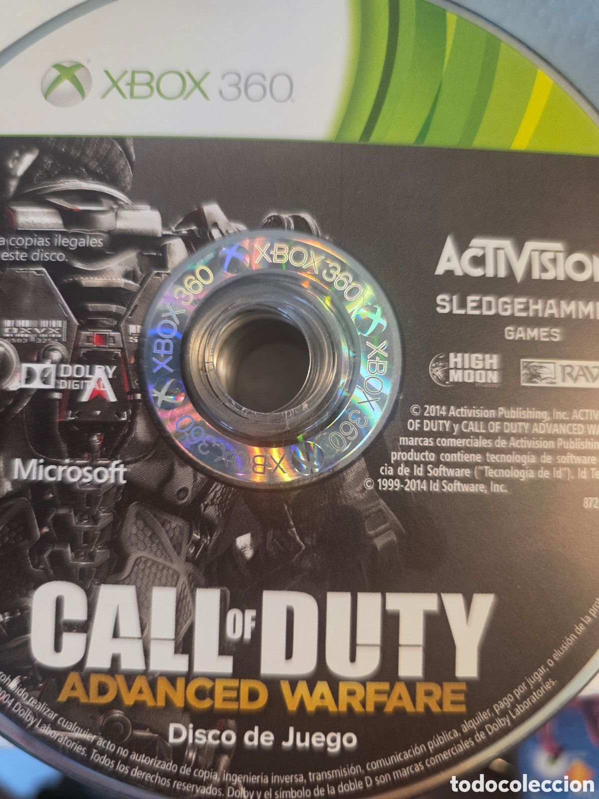 Videojuegos y consolas: CALL OF DUTY ADVANCED WARFARE...DISCO DE JUEGO..LEER