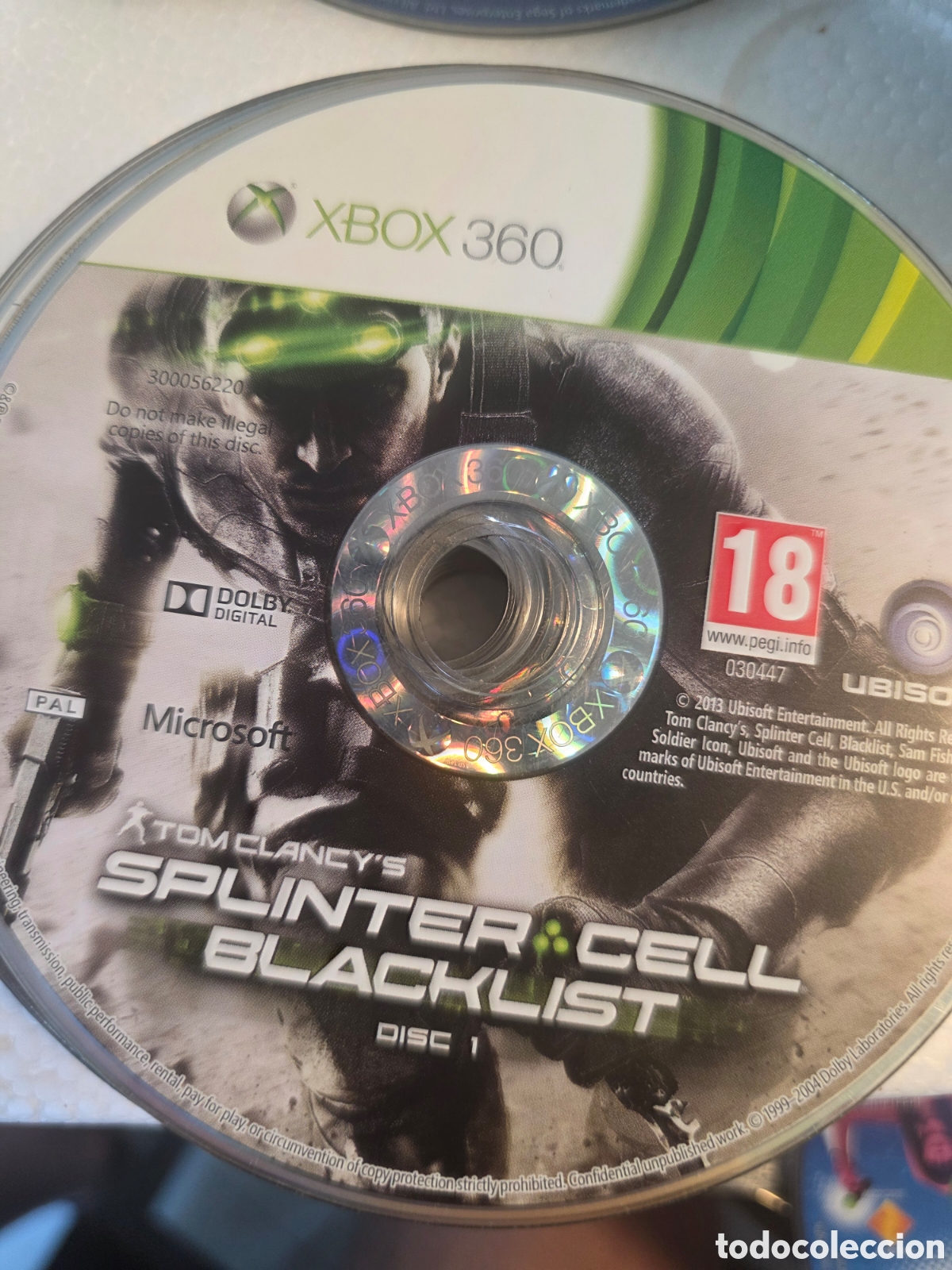 Videojuegos y consolas: SPLINTER CELL BLACKLIST ..DISCO 1..LEER