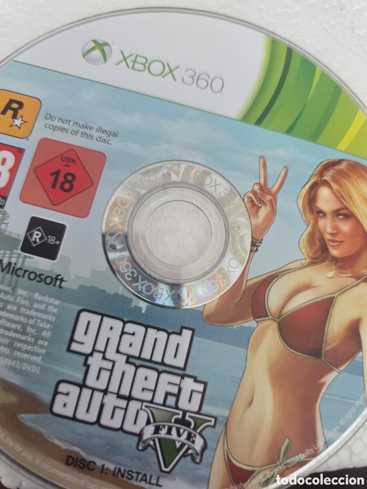 Videojuegos y consolas: GRAND THEFT AUTO FIVE..DISCO 1 DISCO DE INSTALACI&Oacute;N..LEER