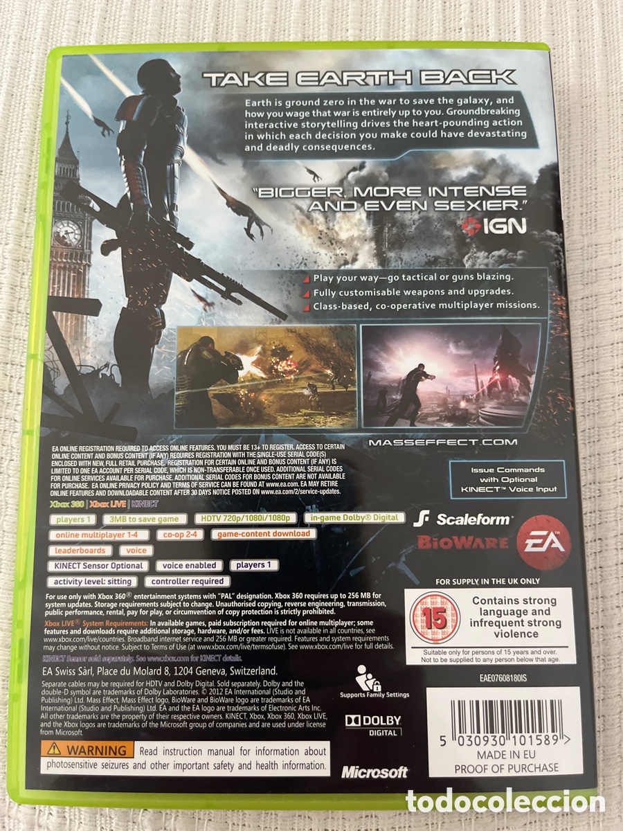 Videojuegos y consolas: Mass Effect 3. Xbox 360 - Foto 8