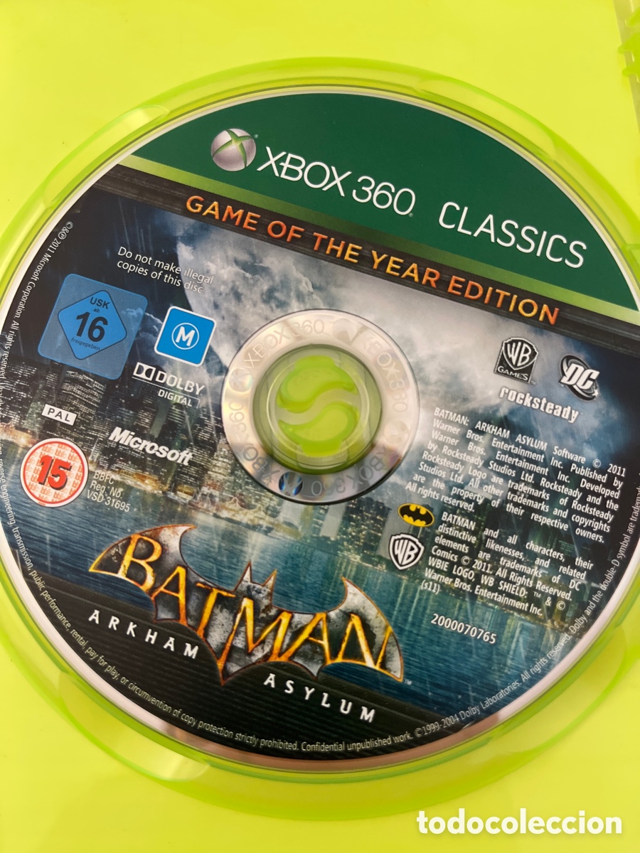 Videojuegos y consolas: Batman Arkham Asylum. GOTY. Xbox 360 - Foto 6