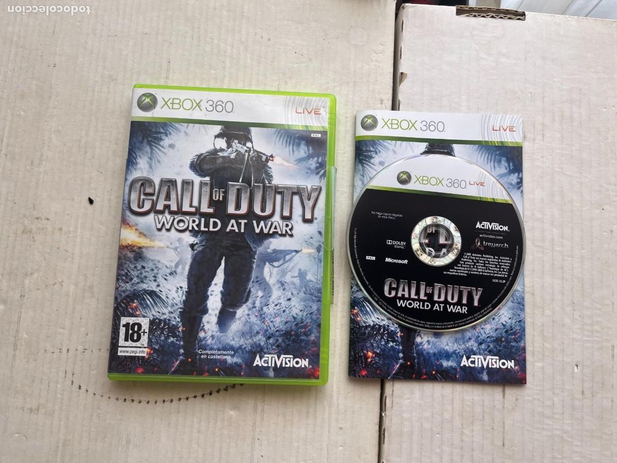 Videojuegos y consolas: CALL OF DUTY WORLD AT WAR COD XBOX 360 X360 KREATEN